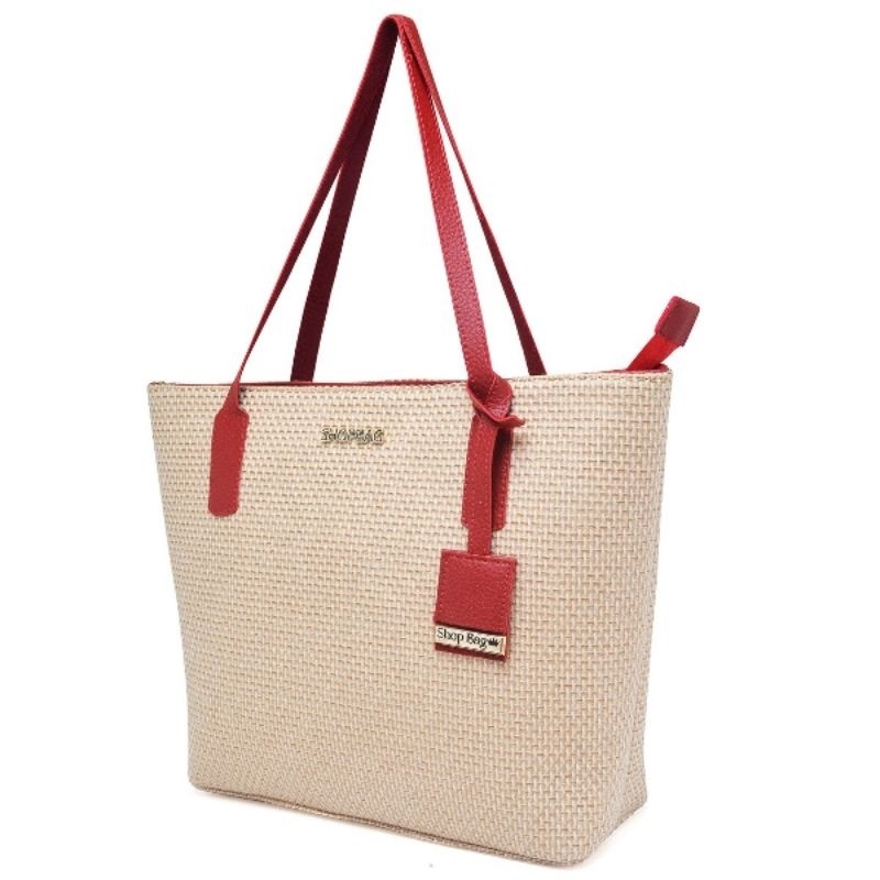 Bolsa Feminina Palha Praia Sacola Grande Califórnia Lançamento