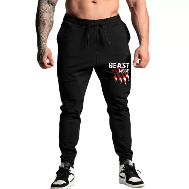Calça Academia Masculina Treino Gym Moletom Suple