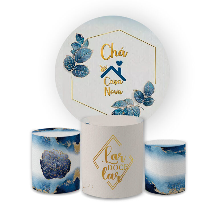 Kit Painel Redondo 1,5 + Trio Capas Cilindros Subl
