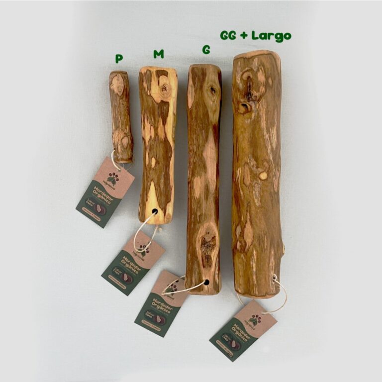 Mordedor para cachorro Sustentável Natural Madeir