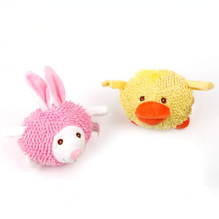 Brinquedo de Pelúcia Redondo com Apito  Modelos A