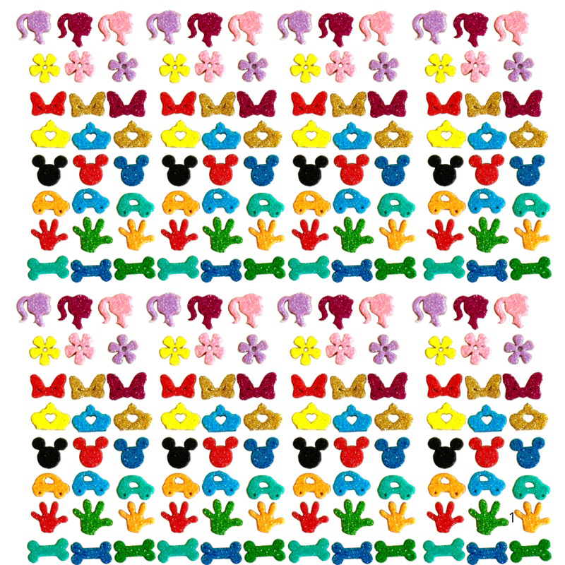 400 Mini Adesivos Pet Macho e Fêmea pequenino Misto Variados Pet  Pircing Auto Colante Banho tosa La