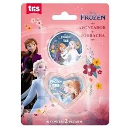 Apontador + Borracha Disney Frozen  Tris