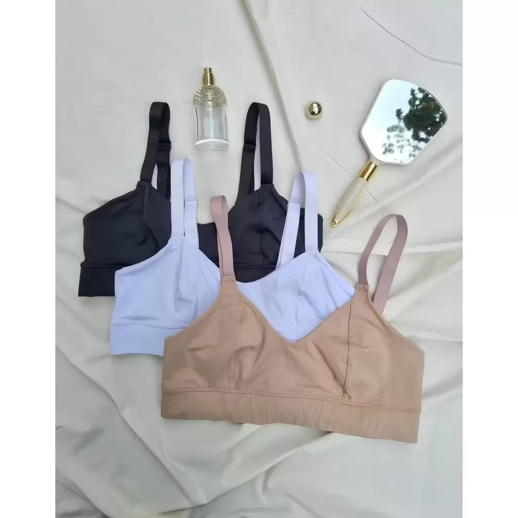 Sutiã Reforçado Tecido do Bojo Duplo Soutien Alça Regulável Microfibra Top Confortável Macio Lingeri