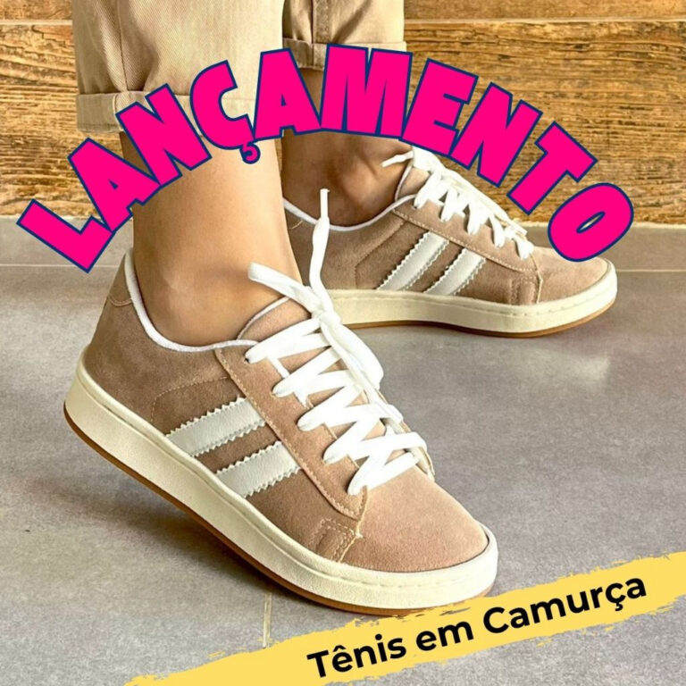Tênis Casual Feminino Cano Baixo Tradicional Camu