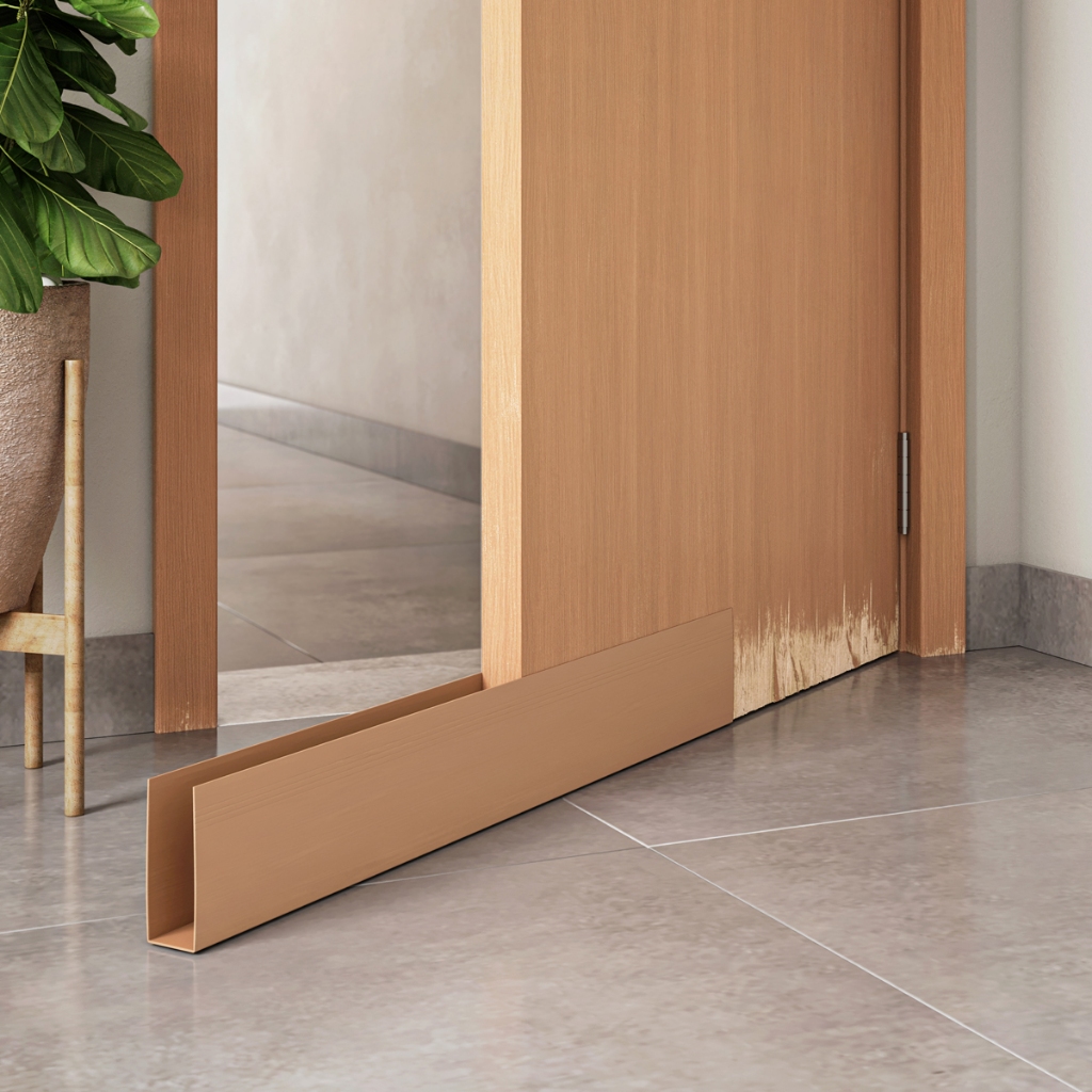 Protetor Saia de Porta 62cm, 72cm, 82cm Preto, Branco, Mogno, Cerejeira