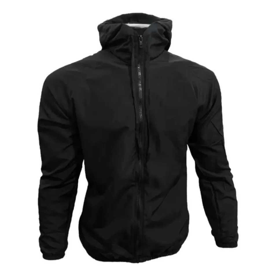 Jaqueta Corta Vento Forro Capuz Sem Marca Masculino