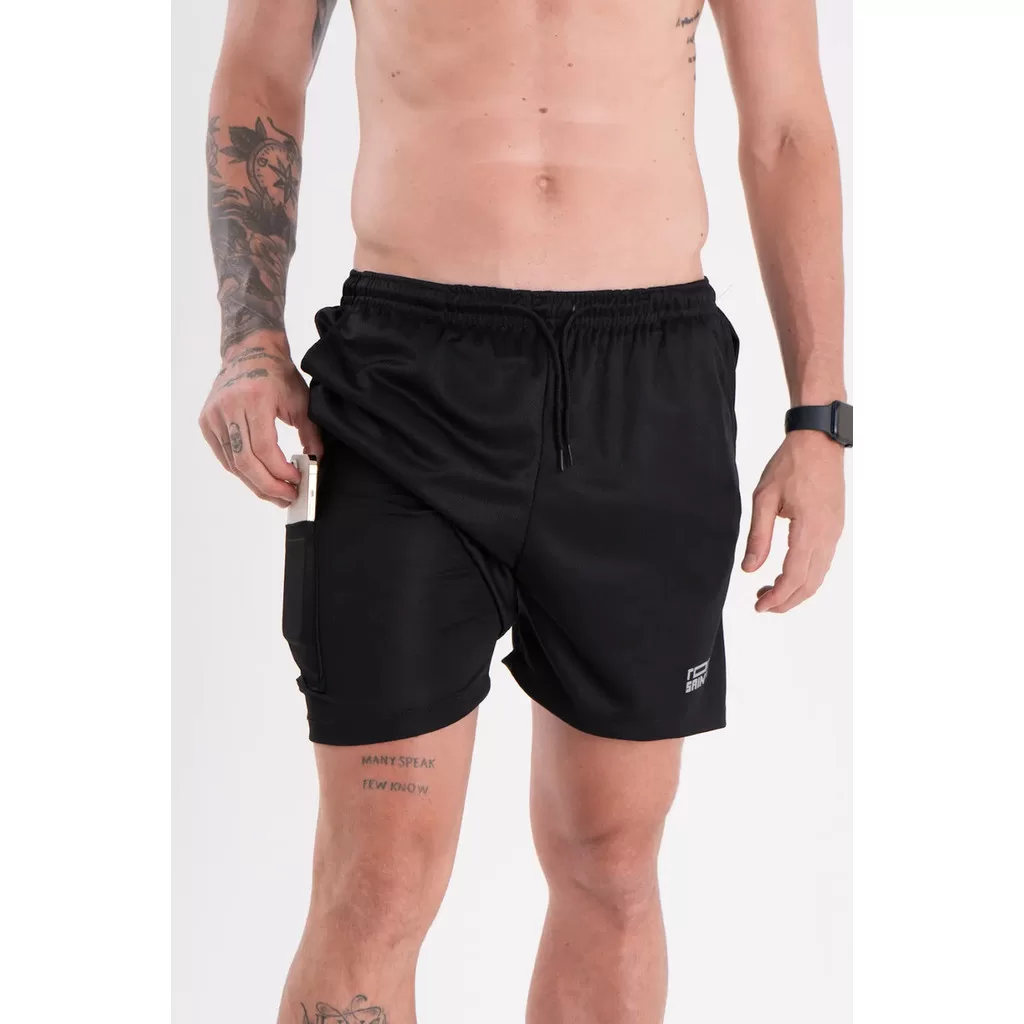 Bermuda Academia 2 Em 1 Rock Saints Masculino