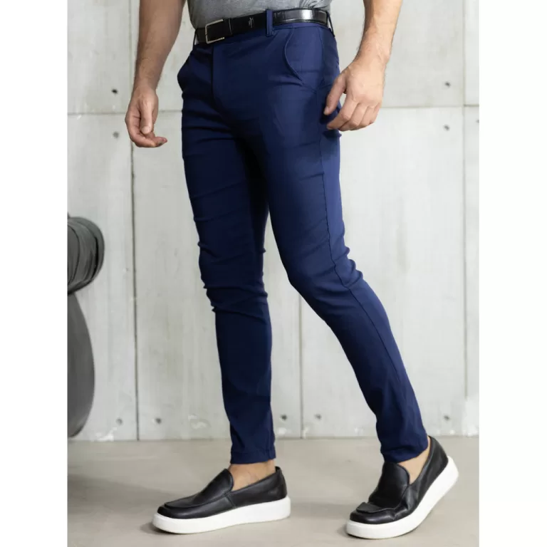Calça Social Alfaiataria Slim Masculina Skinny Es