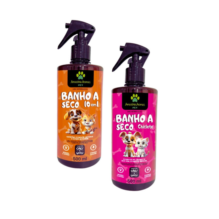 Banho a Seco Para Pets  Remove Sujeira e Oleosidad