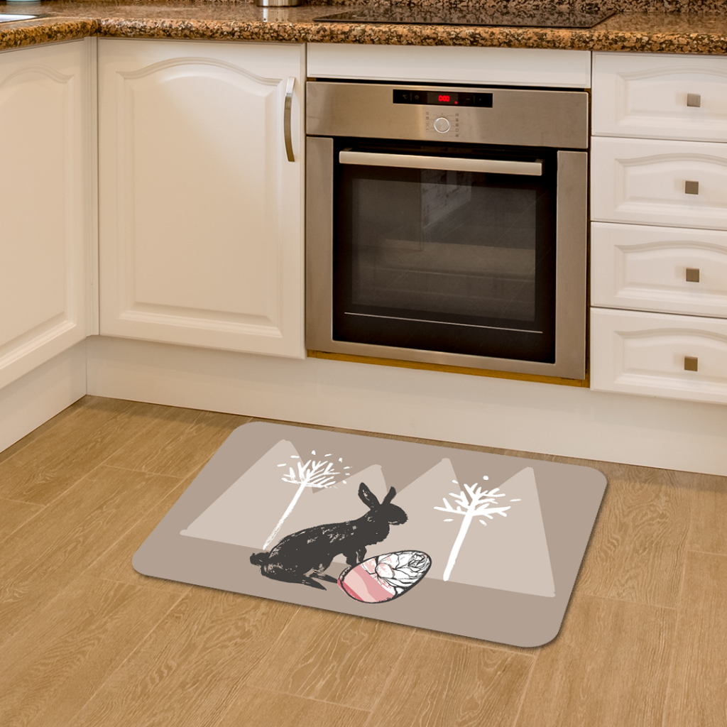 PÁSCOA: TAPETE DE ENTRADA ANTIDERRAPANTE 60X34cm EMBORRACHADO 04