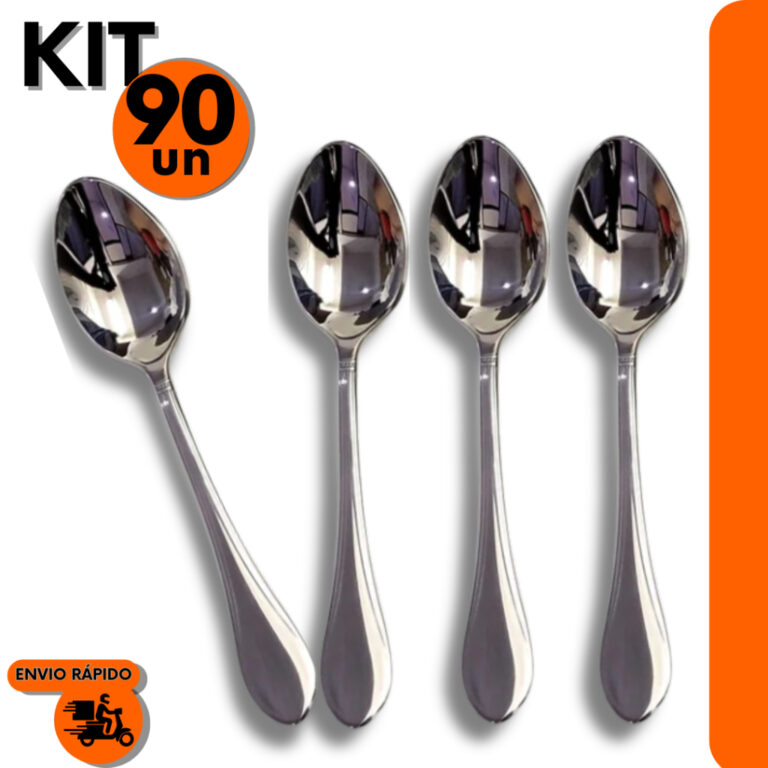 Conjunto de jogo 90 Colheres de Mesa para Jantar B