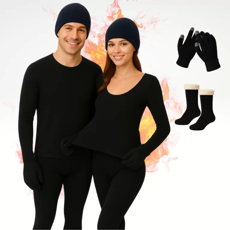 Kit de Frio Completo  Blusa, Calça, Luvas e Meias
