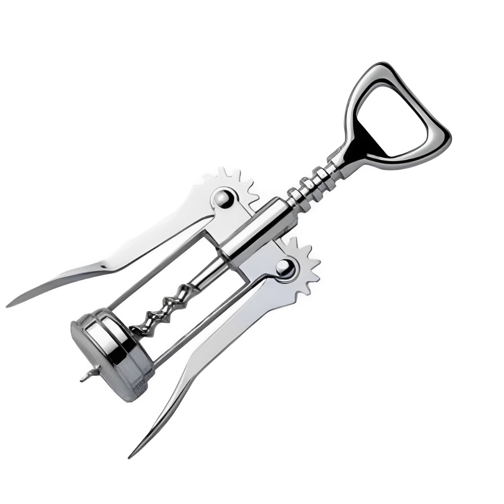 Abridor de Garrafas Saca-Rolhas Santiago Inox/ Plástico