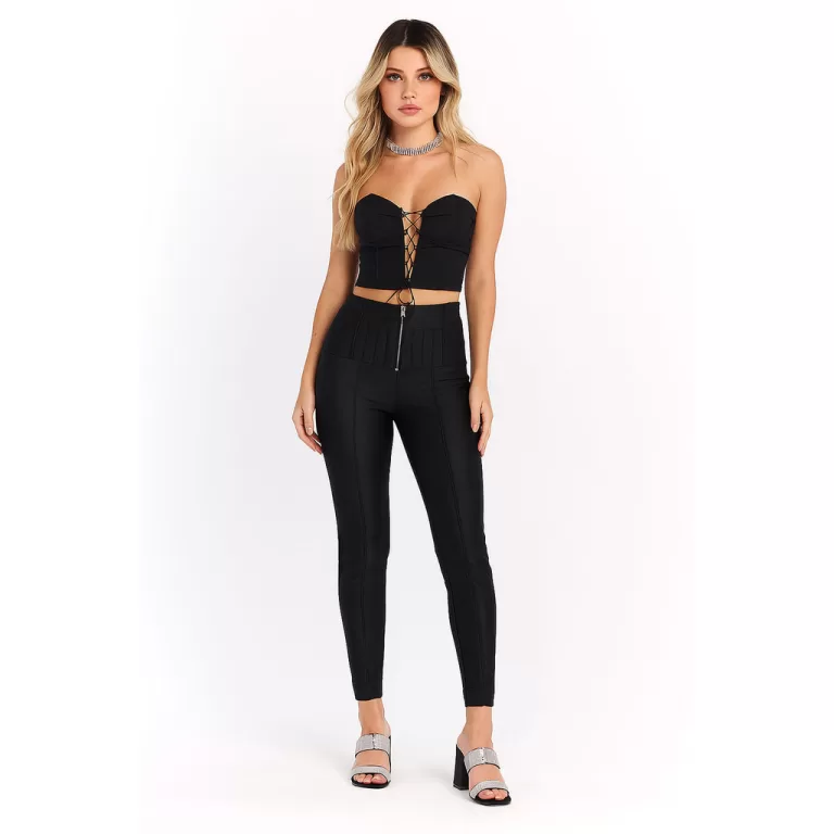 Calça Feminina Up Glam Detalhe Cintura Planet Gir