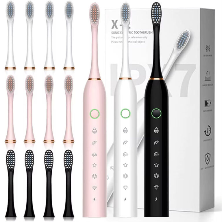 Escova De Dentes Elétrica IPX7 Com Cabeça Substi