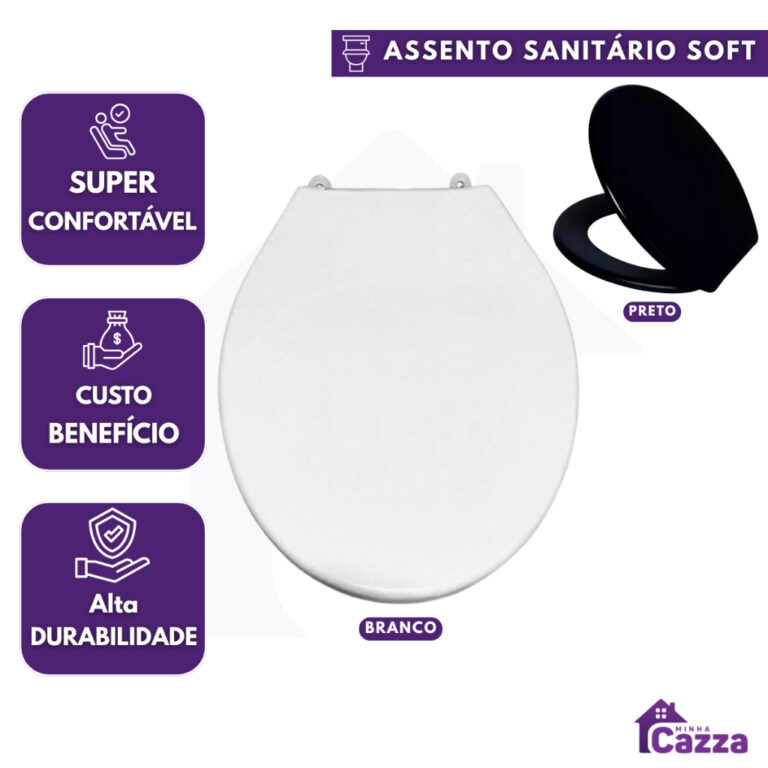 Assento Sanitário PREMIUM Universal Tampa Privada