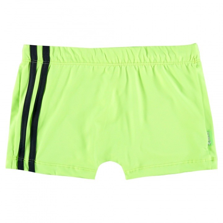 Sunga Boxer Infantil com Proteção UV Verde Neon 