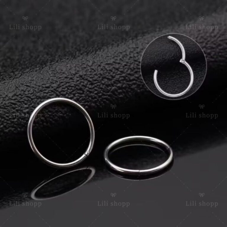 Piercing Argola Lisa Articulada em aço cirúrgico