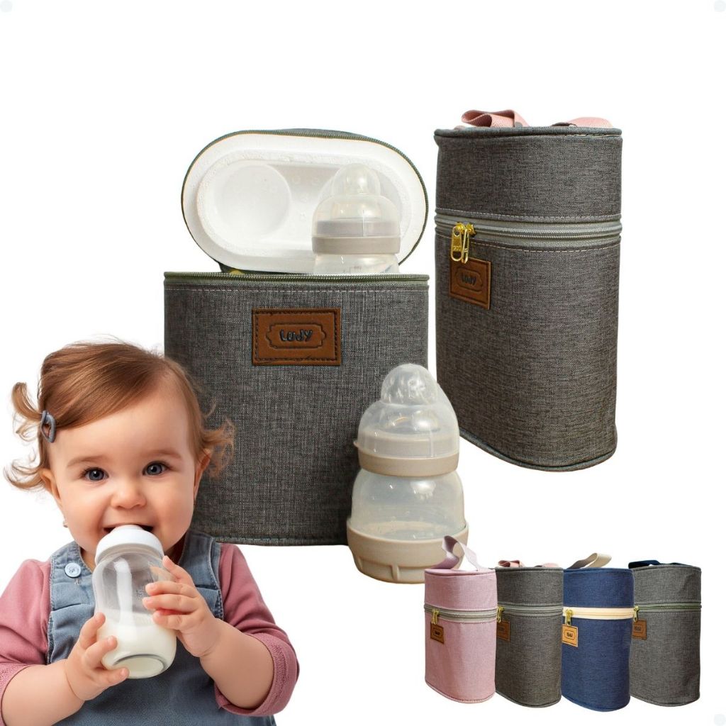 Porta Mamadeira Com Isopor Removível Para Limpeza Bolsa Maternidade Térmico Compatível Com Mam Avent