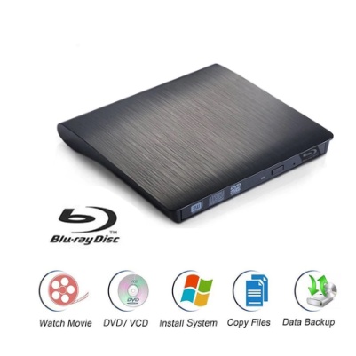 Drive Gravador Leitor Dvd Externo Usb 3.0 + Type-c