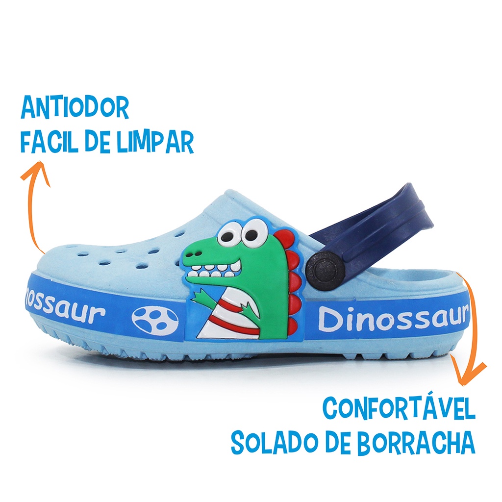 Babuche Dinossauro Chinelo Infantil Dinossauro Dino Jurassic