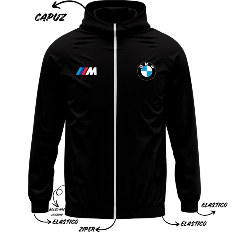 Corta Vento Masculino Feminino BMW Jaqueta  Em Tac
