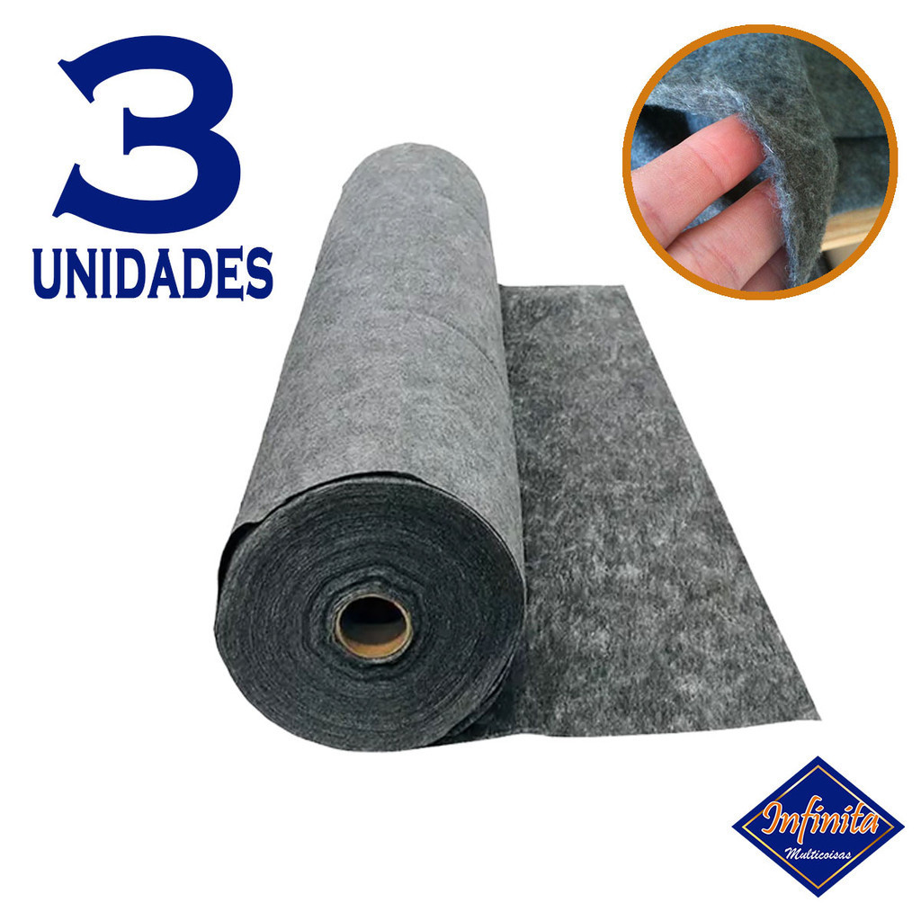 Kit 1 a 6 Manta bidim geotêxtil jardim vaso drenagem jardinagem plantas
