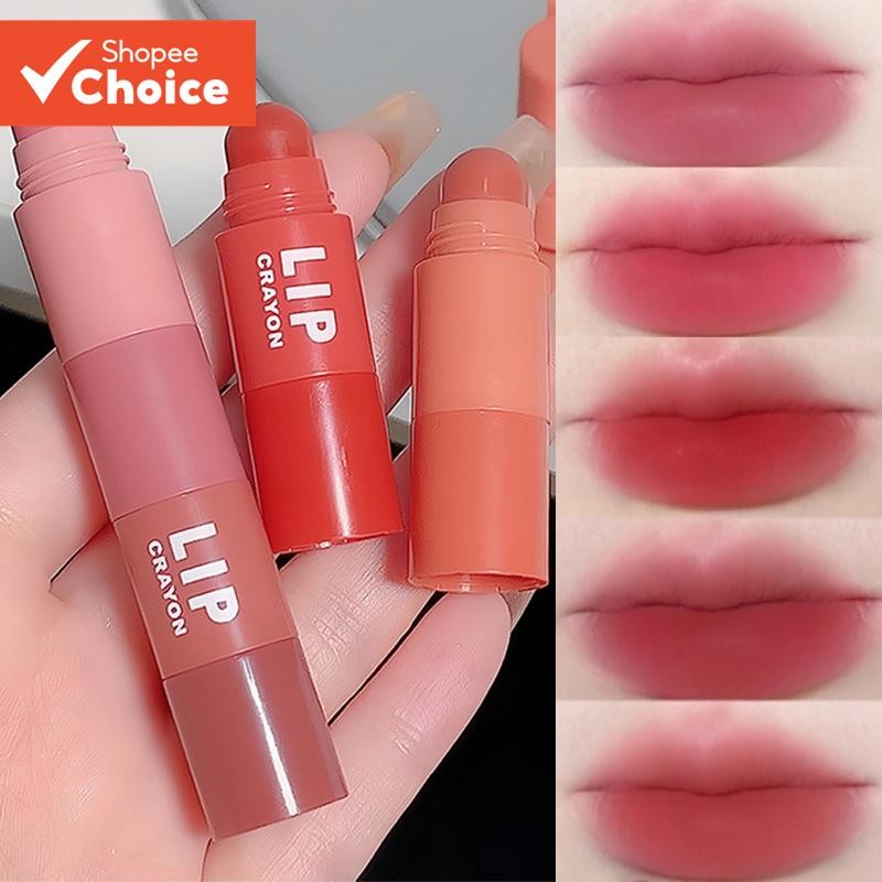 Conjunto De Batom De Veludo 4 Cores Em 1 Kit De Caneta Delineadora Fosca À Prova Dágua Maquiagem Ilu