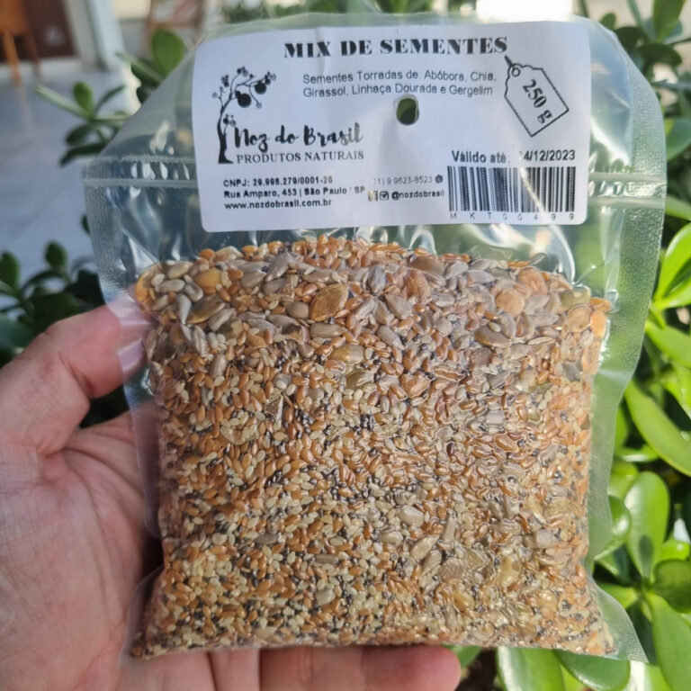 Mix de Sementes Sem Sal – 250 g (Noz do Bras