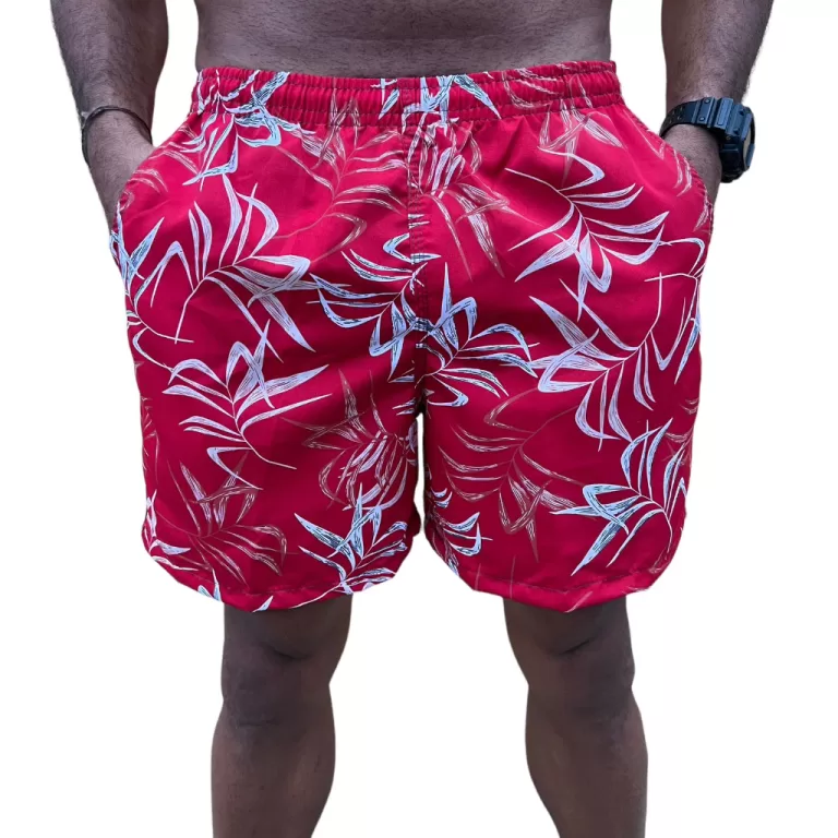 kit 3 Short Masculino Estampado e 3 Blusa 100% Pol