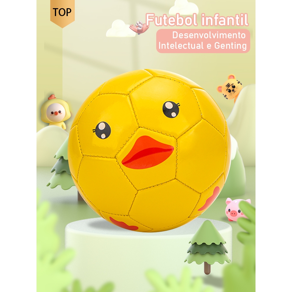 Bola de brinquedo em desenho animado/inteligência infantil/proteção ambiental/tamanho 2 bolas de fut