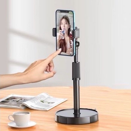 Suporte Tripé Celular Smartphone De Mesa Escritó