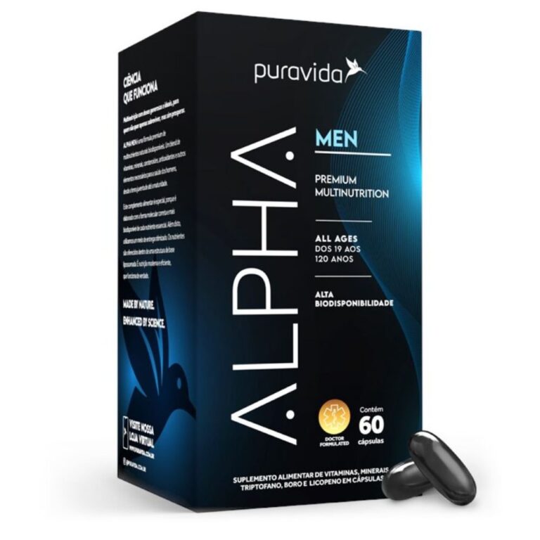 Alpha Men com 60 caps Puravida