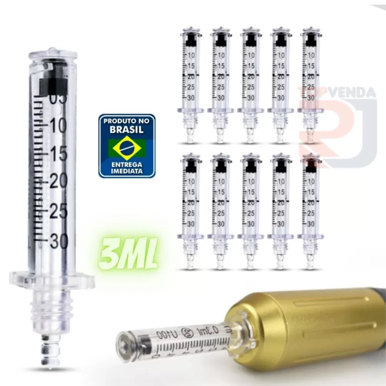 Seringa Para Caneta Pressurizada Intradermo 0,3ml 