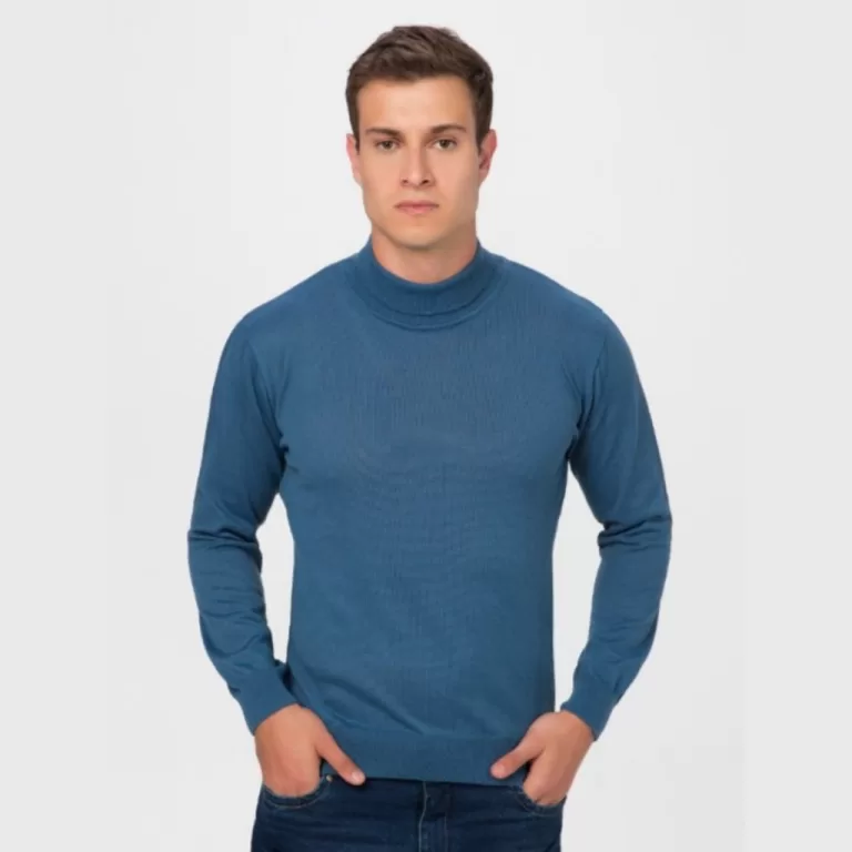 Cacharrel Masculina Gola Alta Tricot Elegância e 