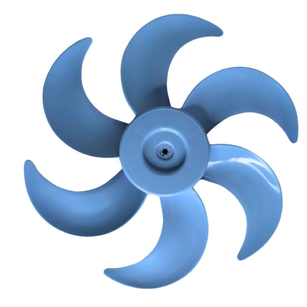 Hélice para Ventilador do Modelo Mondial 40cm 6 Pás Azul Plástico Reforçado Resistente