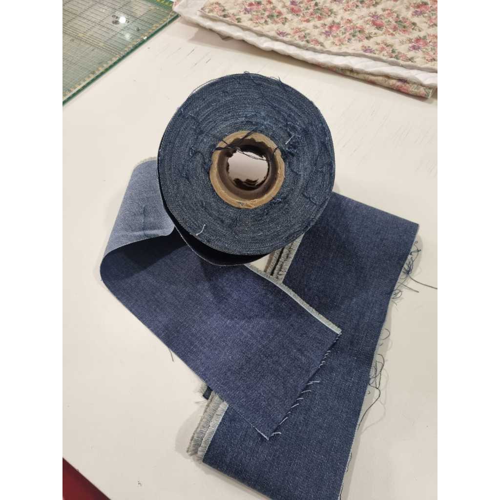 Bobina De Tecido Jeans – 8cm x 3m