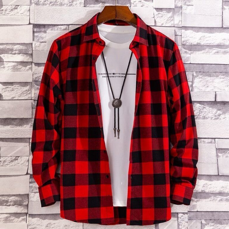 Camisa Masculina Xadrez Flanelada blusa de manga l