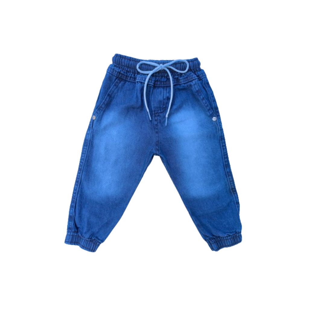 Calça Jeans Infantil Menino Calça Jogger Masculina Menino Bebê