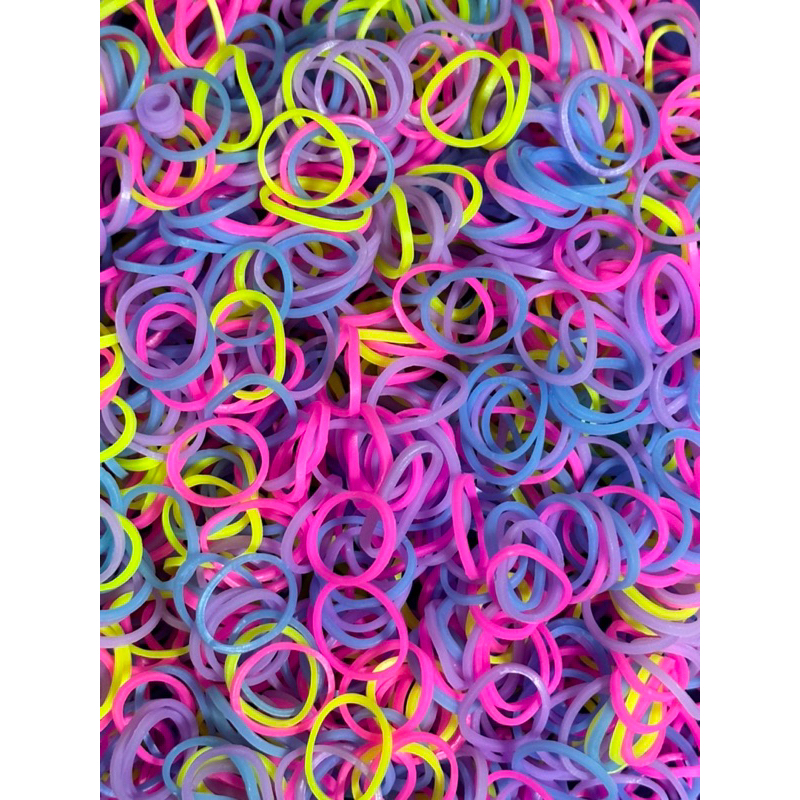 1000 und Elástico Silicone Borrachinha Liga Pet para Penteados Banho e Tosa Pet Shop Laços para Cach