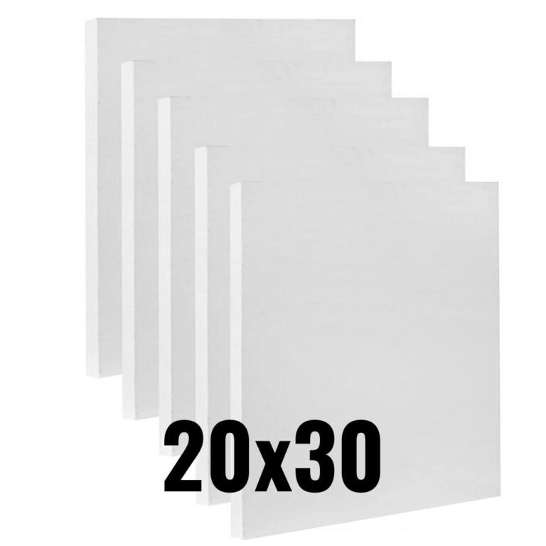 Kit Com 05 Telas Para Pintura 20x30cm Algodão 