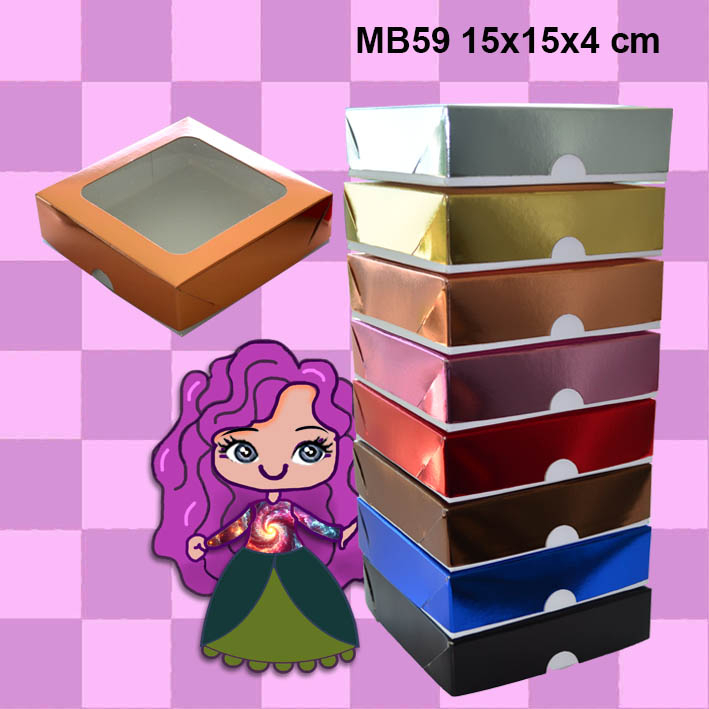 Embalagem MB59 com Visor em papel Laminado Colorid