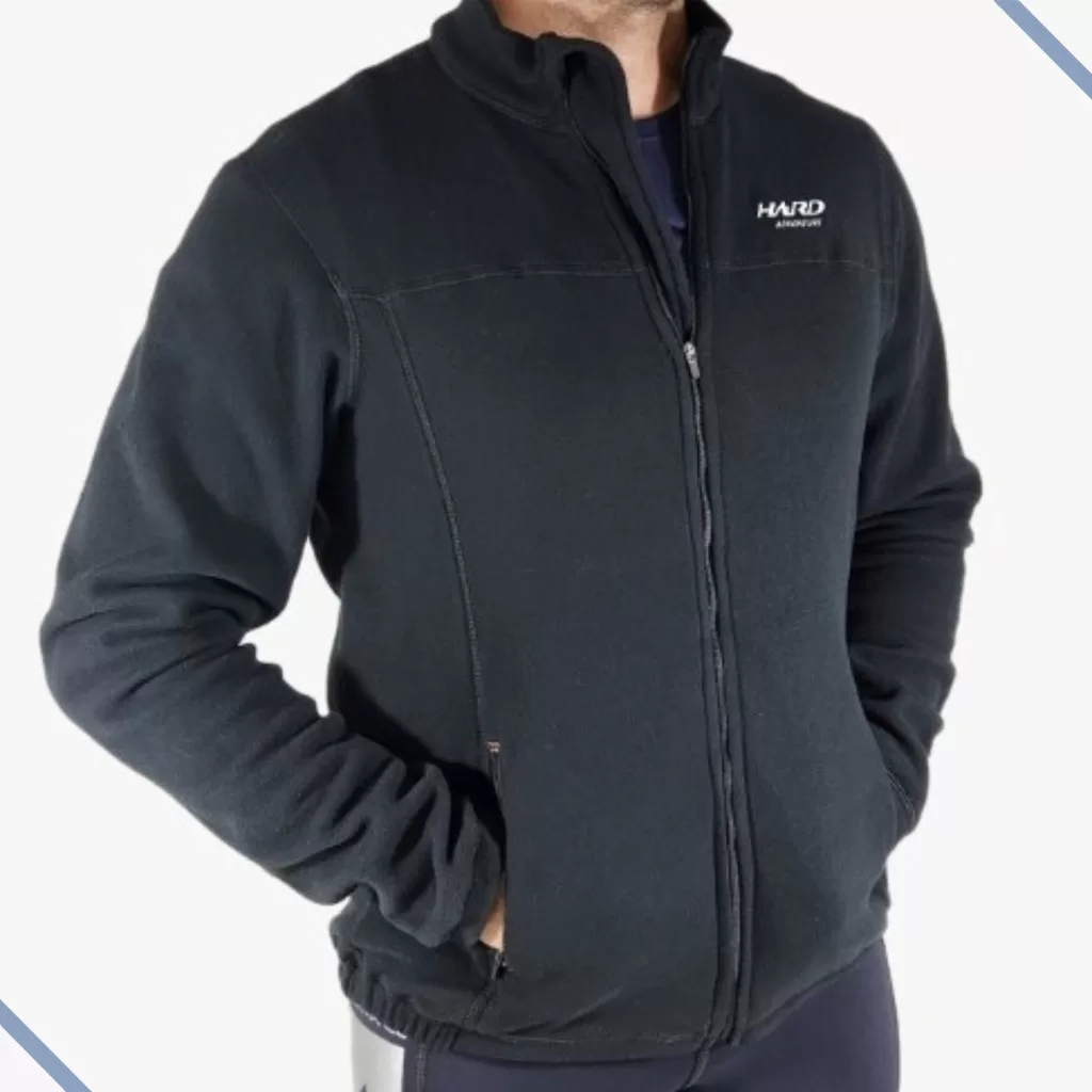 Jaqueta Fleece Corta Vento Térmica Hard Adventure Unisexx