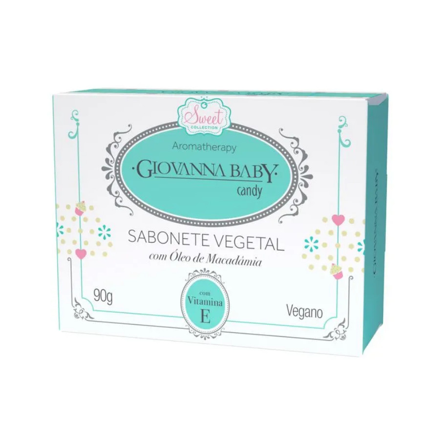 Giovanna Baby Sabonete Vegetal Retang Candy 90g