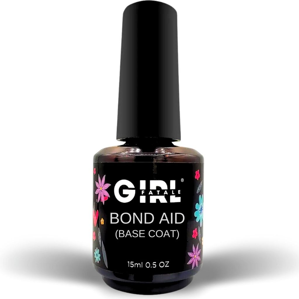 Bond Aid Base Coat Girl Fatale Blindagem Unhas Brilho 15ml – Envio Imediato