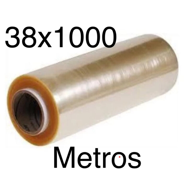 Rolo Bobina Plastica de Filme PVC 38cm x 1000 metr