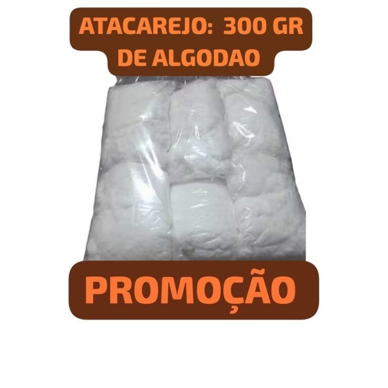 Algodão Hidrofilo Kit Atacado com 6 pacotes