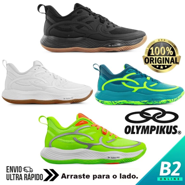 Tênis Olympikus Qu4dra Quadra BR1 Unissex 100% Or