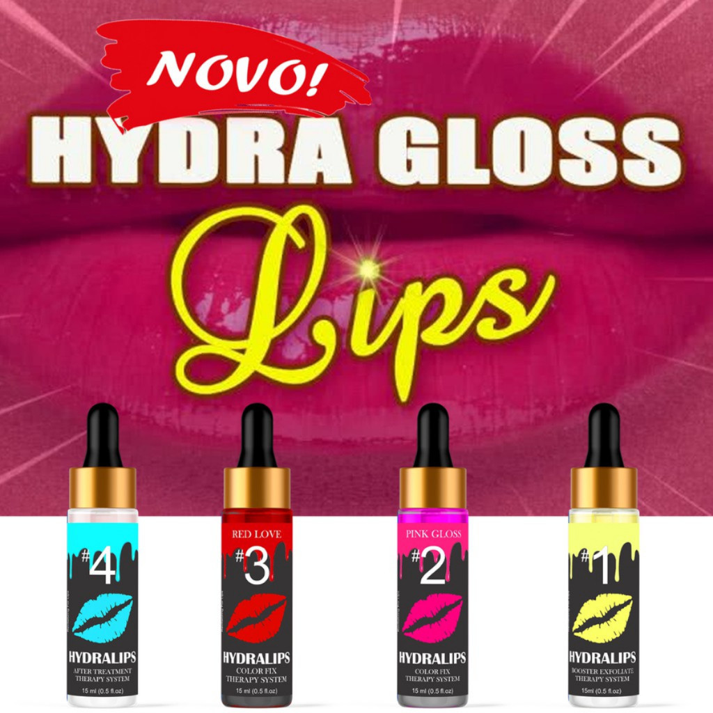 kit pigmento bb lips esfoliante+pigmentos+hialurônico hydra gloss
